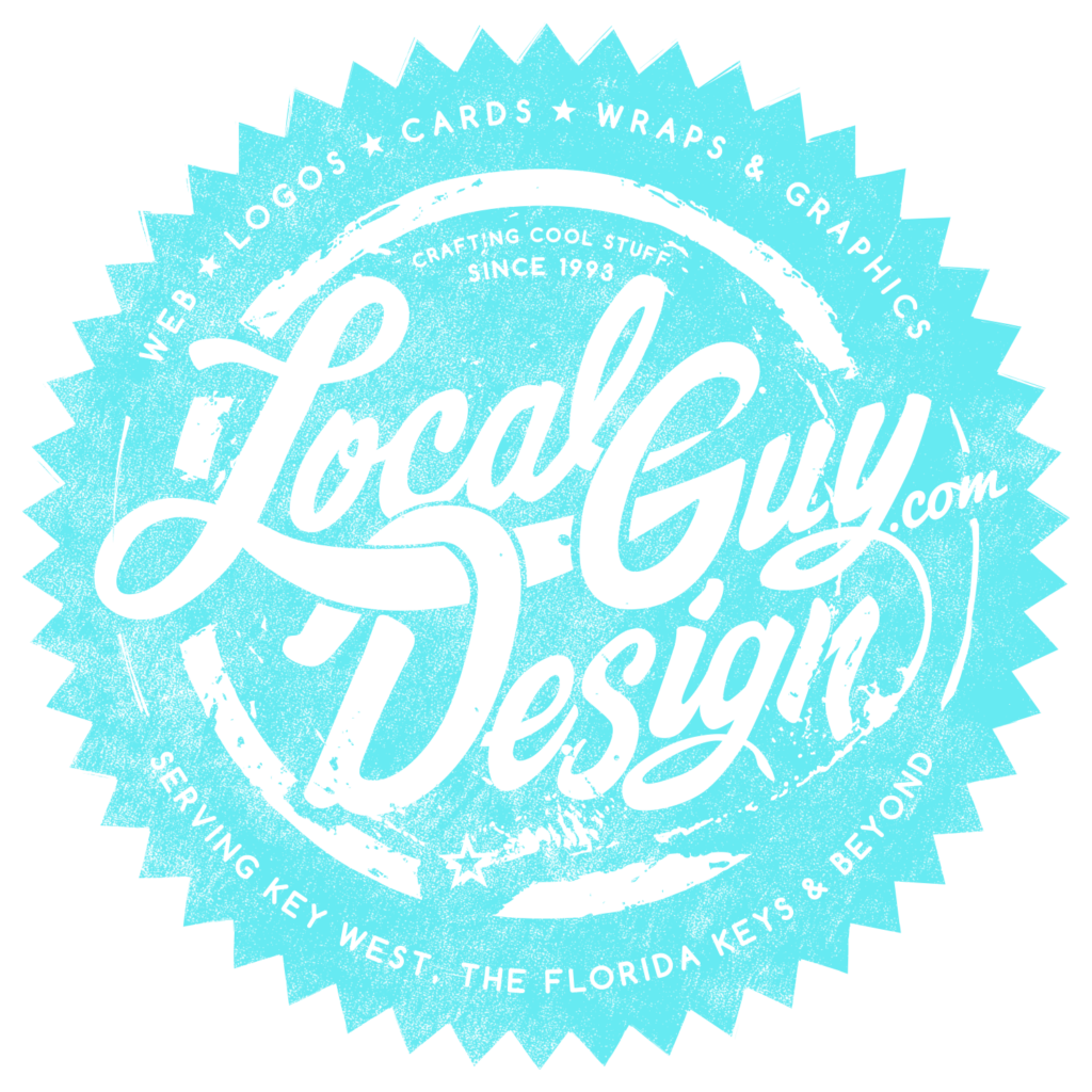 LocalGuyDesign FullScript logo light blue